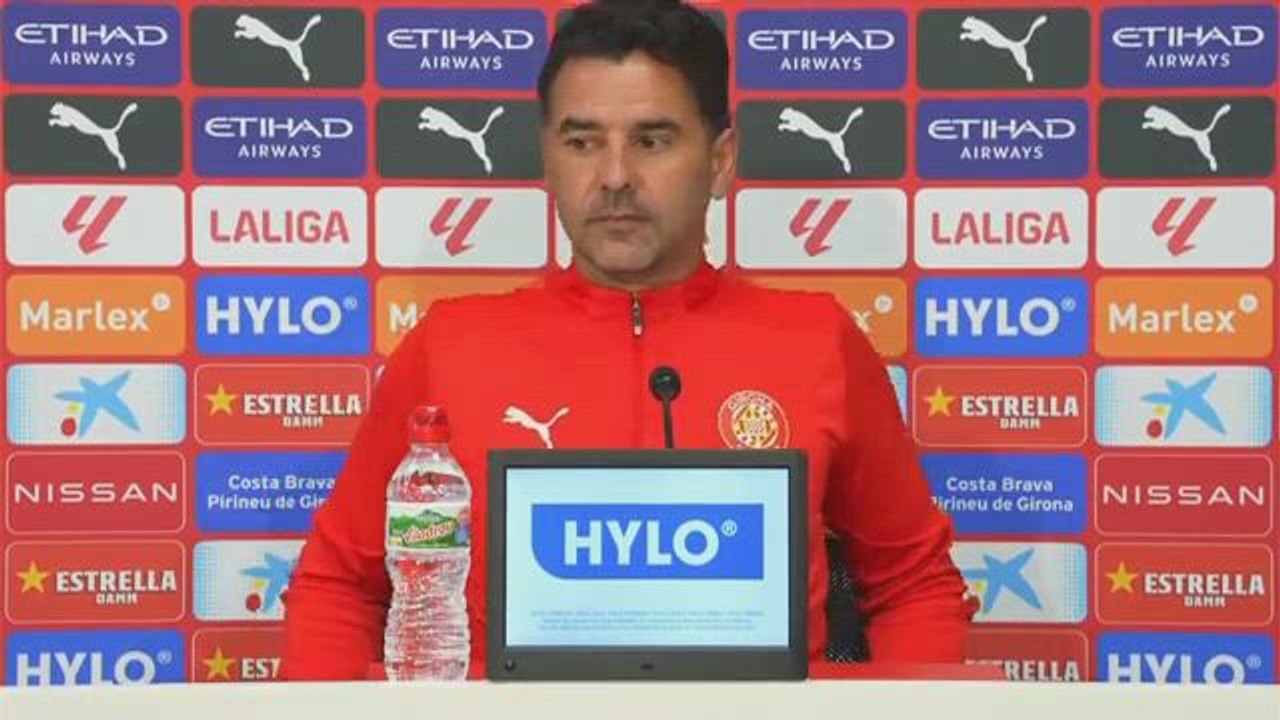 Rueda de prensa de Michel previa al Girona - Rayo Vallecano