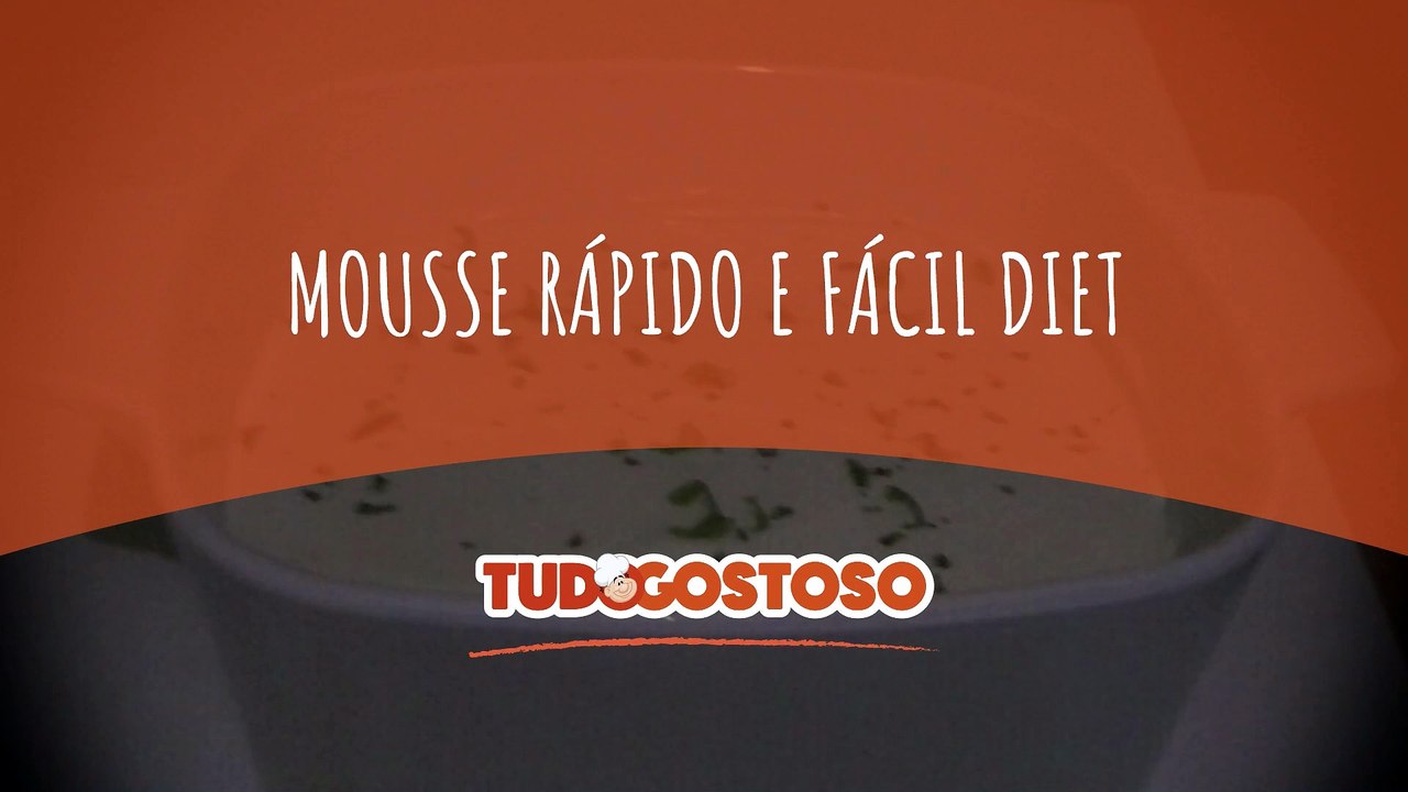 Mousse rápido e fácil diet