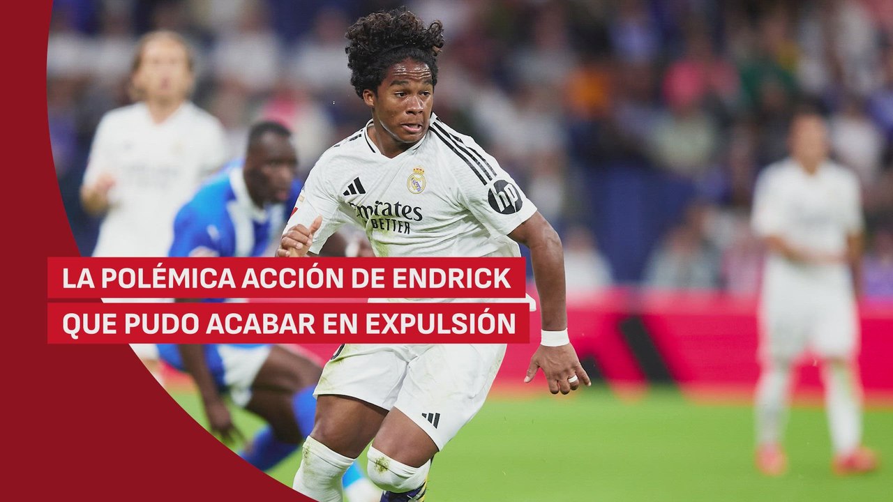 Así fue la polémica jugada de Endrick que pudo acabar en expulsión