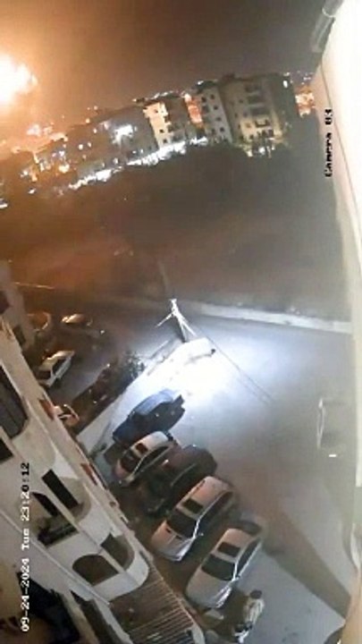 غارة إسرائيلية مباشرة على بيروت