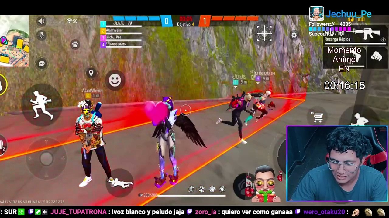 Rankeo en region LATAM Fre fire - Puro MANKEO