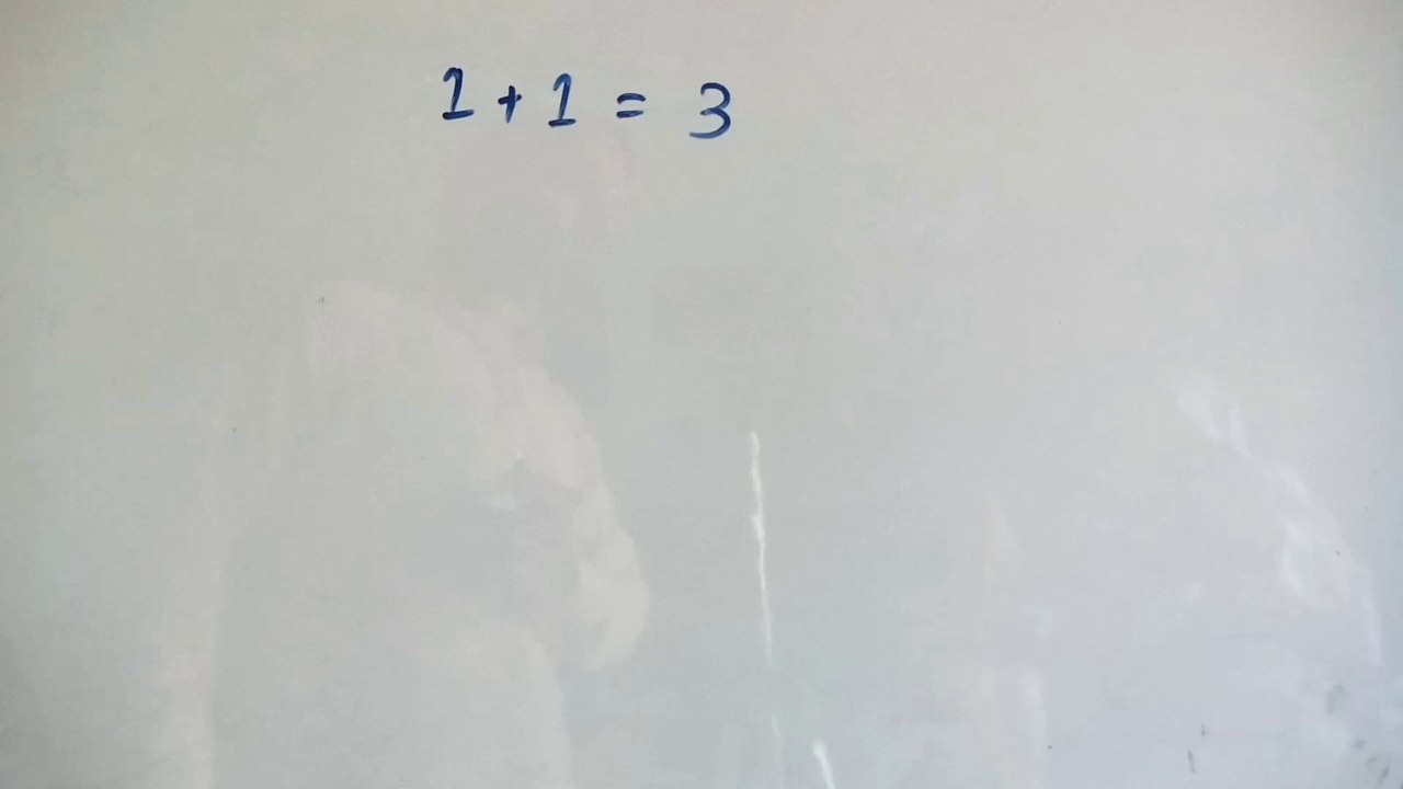 1 + 1 = 3 | Mathematics Fun  | Maths video | Funny