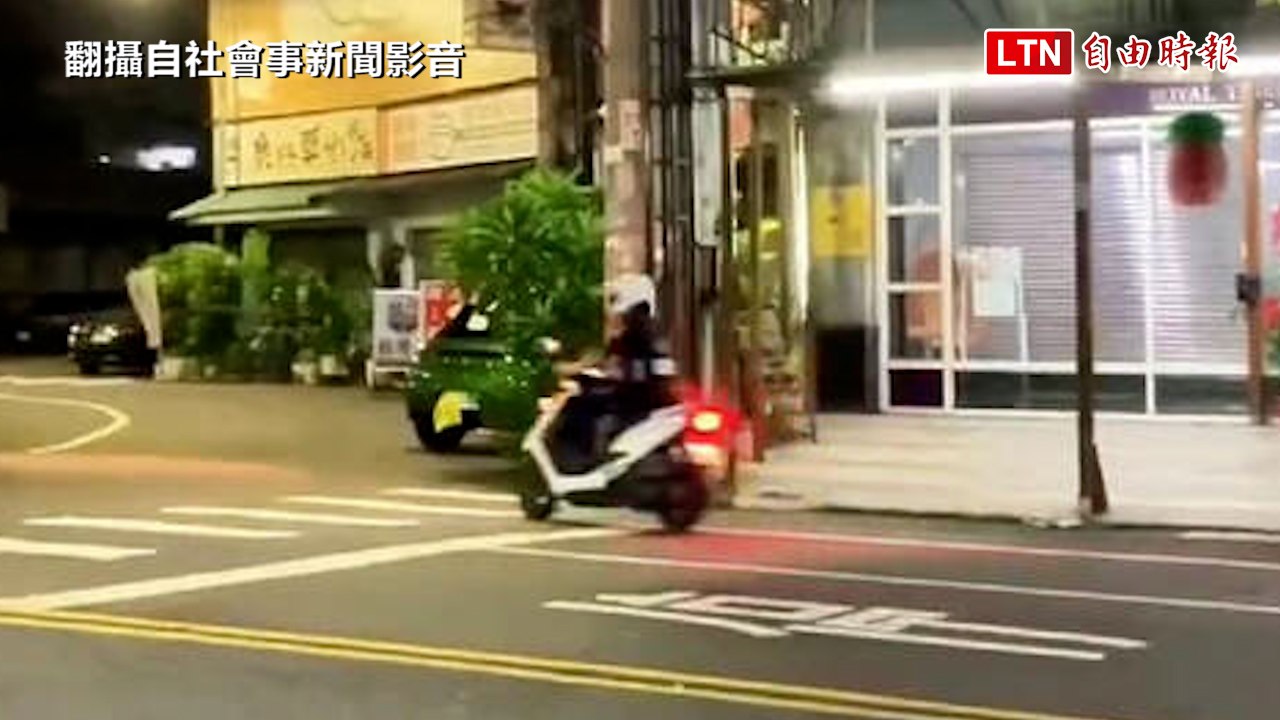 屏東路口停止線大執法爆民怨 警員違規逮後車挨轟雙標（翻攝自社會事新聞影音/警方提供）