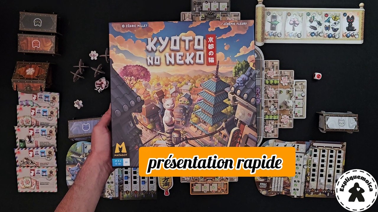  KYOTO NO NEKO  règle du jeu par #expliquemoica #matagot