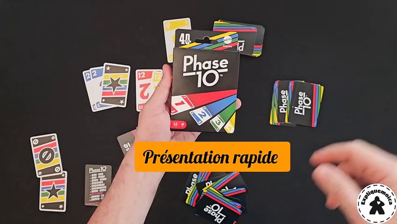 Présentation rapide de  PHASE 10 expliquemoica #mattel