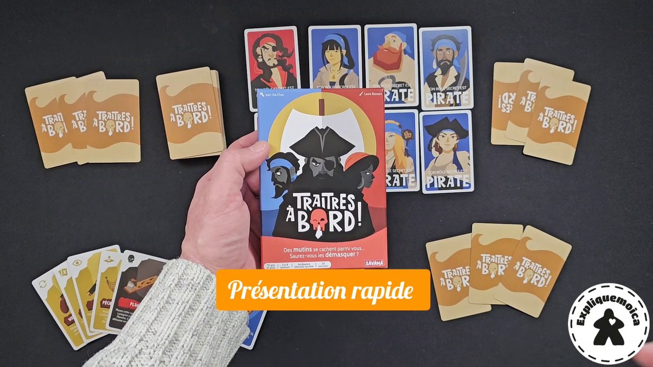 Présentation rapide de ‍☠️ TRAITRES À BORD ☠️ par #expliquemoica  #Savana