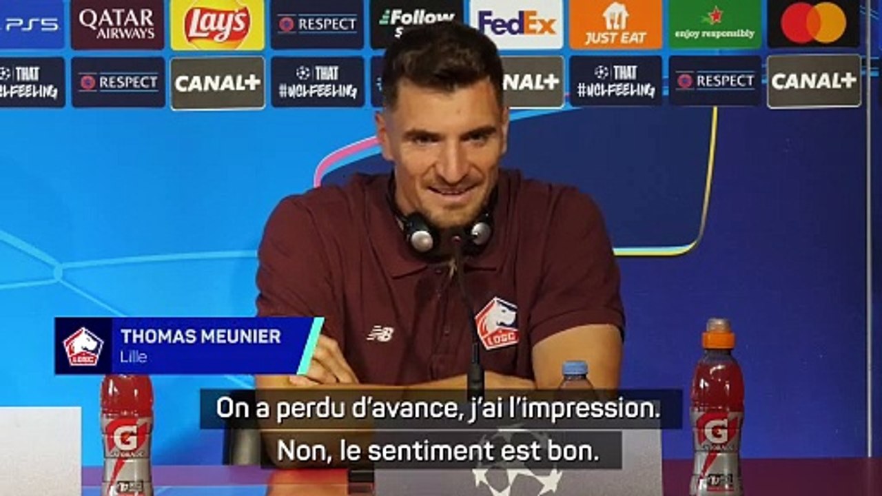 Meunier : "On a perdu d'avance, j'ai l'impression"