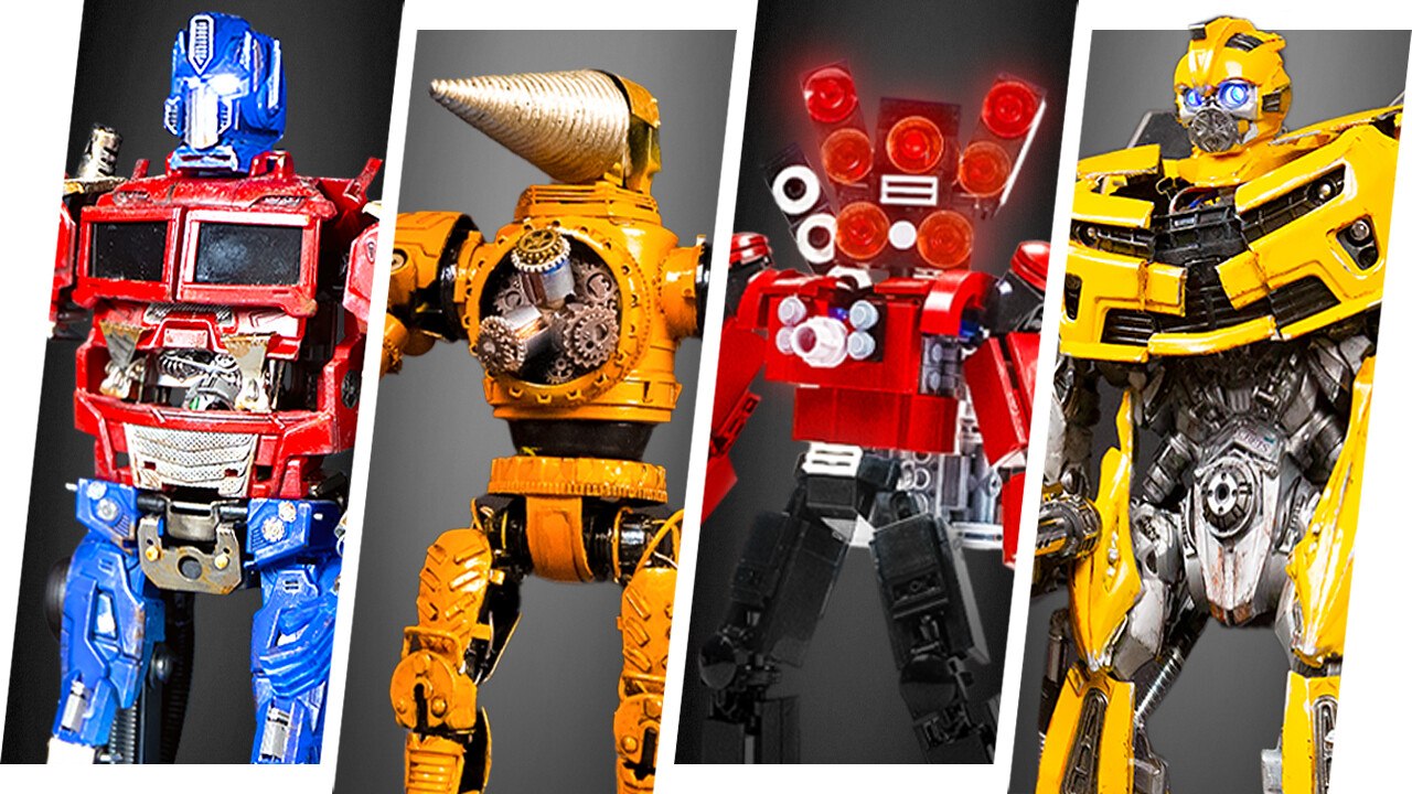 Transformers One VS Skibidi Titans - We Made the Coolest Robots of All Time!