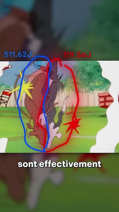 Tom vient de se faire exploser ! #maths #science #physique #tometjerry #sansfiltre