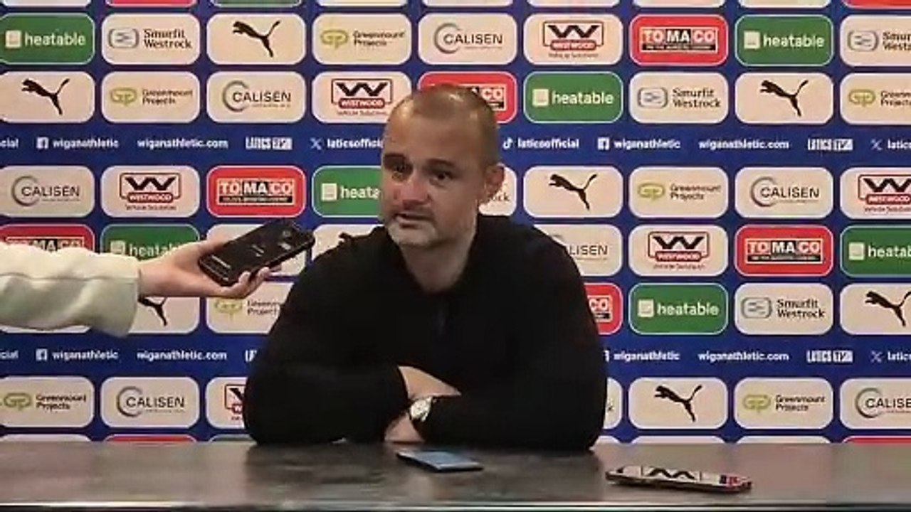 Wigan Athletic boss looks ahead to Stockport County clash