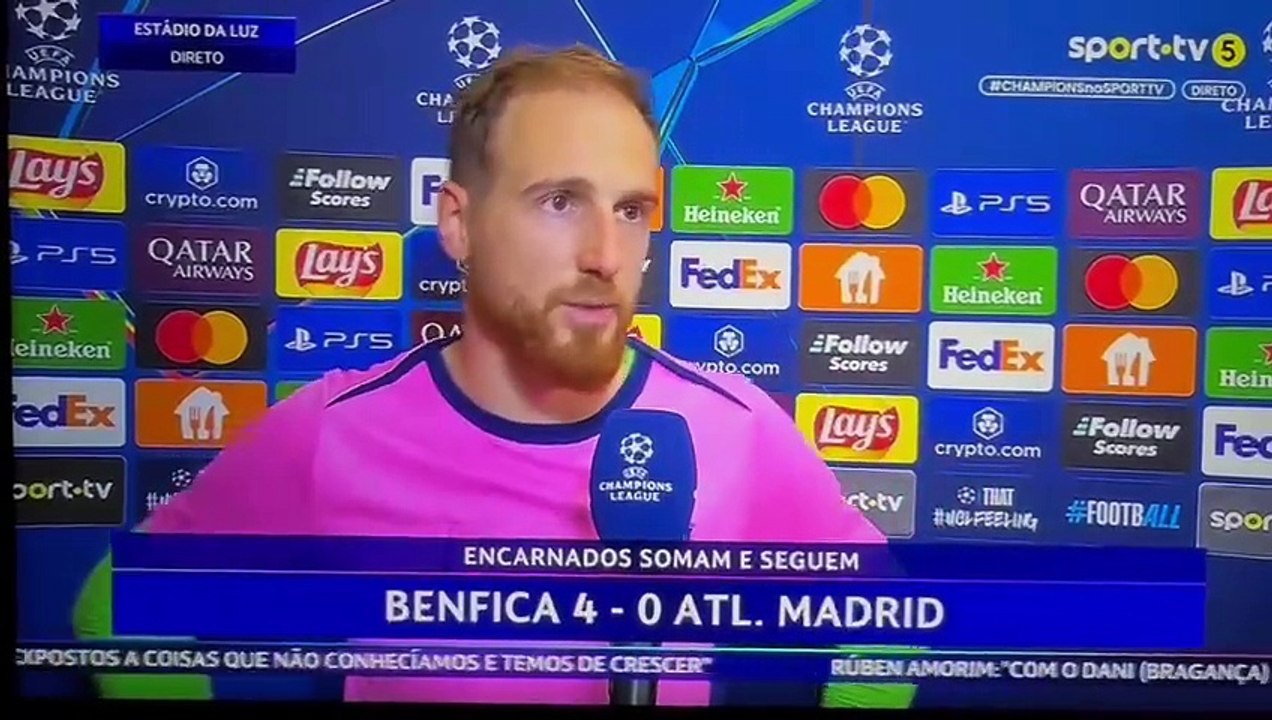 Oblak vs Benfica