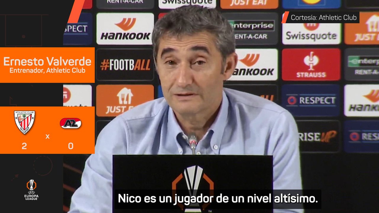 VALVERDE se DESHACE en HALAGOS a NICO WILLIAMS