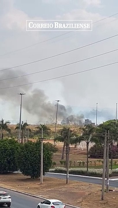Incêndio no Guará mobiliza seis viaturas do corpo de bombeiros