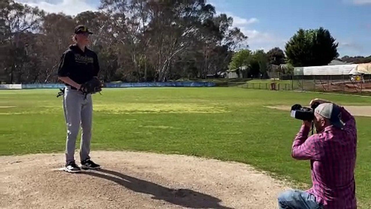 Strathfieldsaye Dodgers baseballer Callum Bolton.