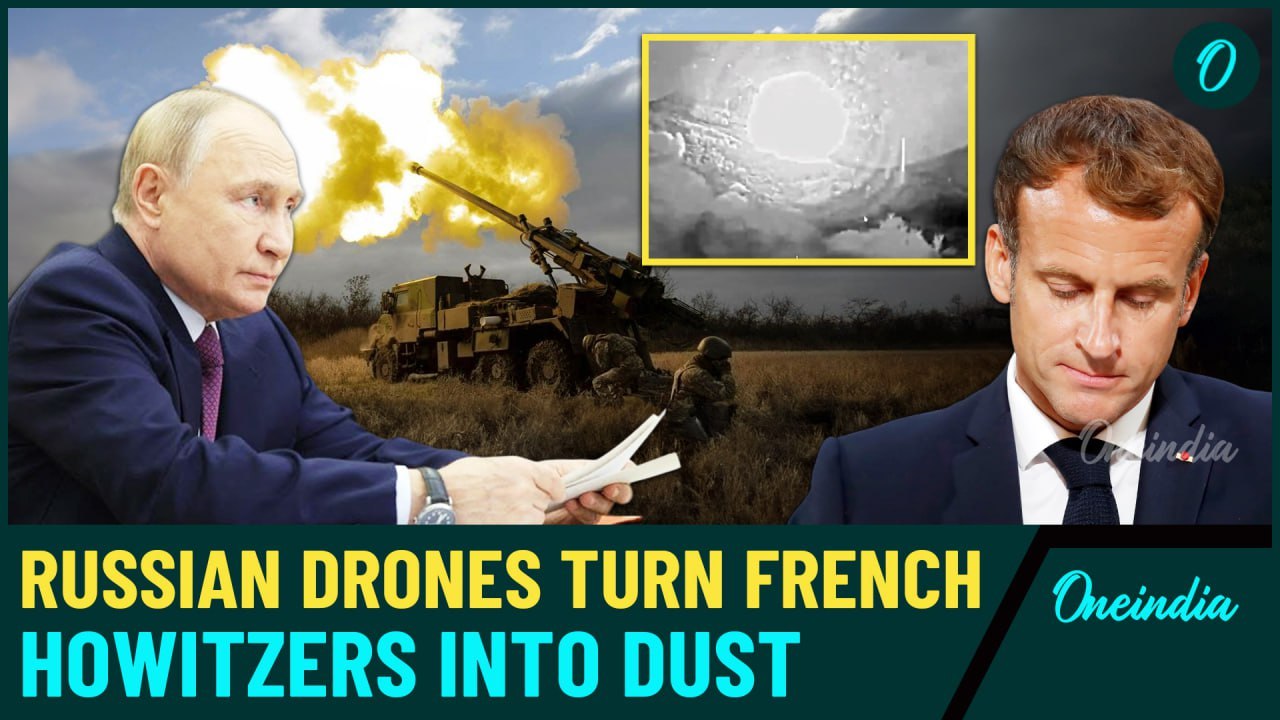 Sumy War:Russian Drone Evaporates French Ceaser Howitzers| Shocking Video Show Moment of Devastation