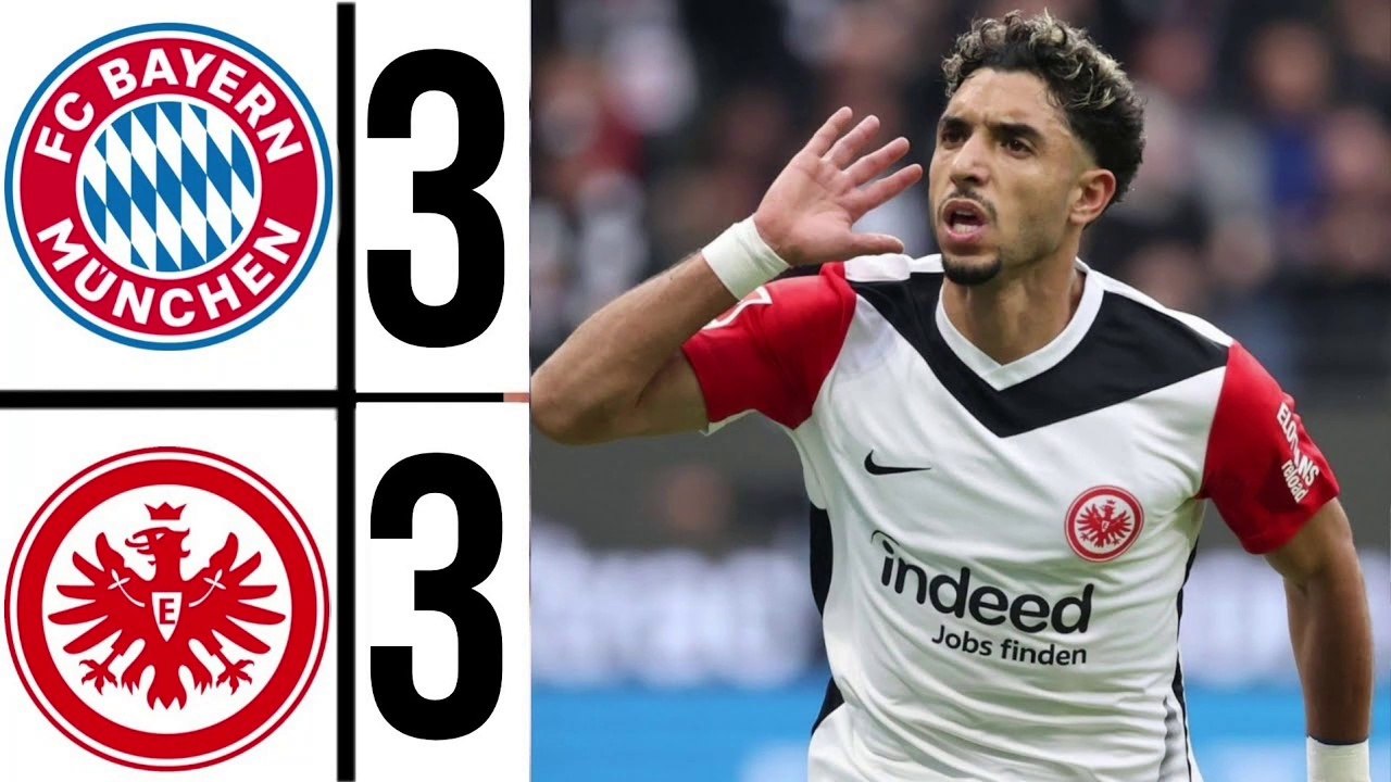 Frankfurt vs Bayern Munich (3-3) Highlights |✓ bundesliga 2024 | omar marmoush 2 Goal & assist