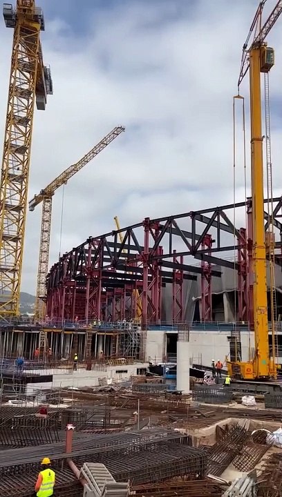 Así avanzan las obras del nuevo Camp Nou: octubre de 2024