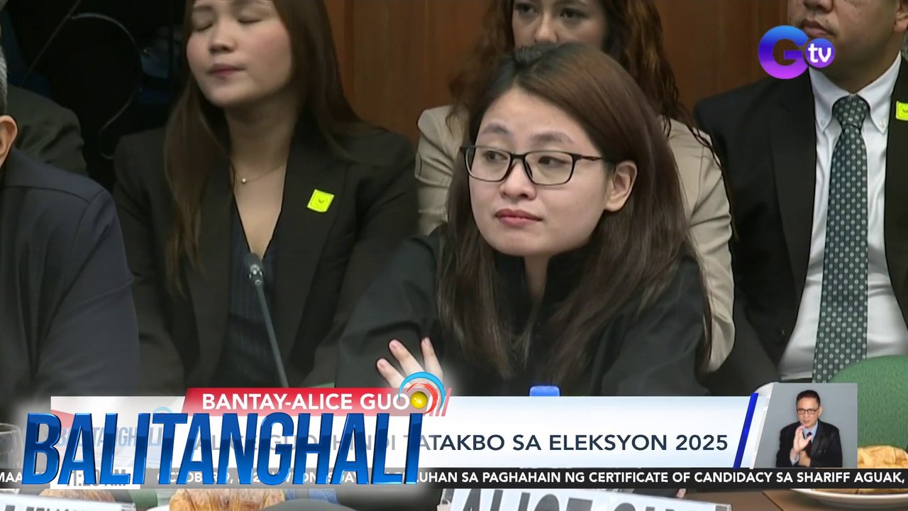 Alice Guo, hindi tatakbo sa Eleksyon 2025 | Balitanghali