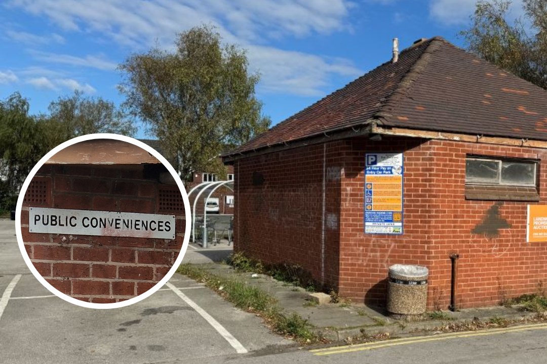 Abandoned public toilet block in Formby up for sale with £20k price tag
