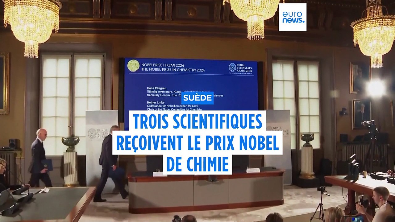 Le prix Nobel de chimie attribué aux Américains D. Baker et J. Jumper et au Britannique D. Hassabis