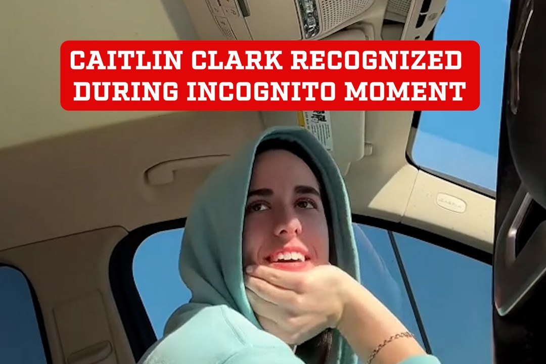Caitlin Clark was recognized during an incognito moment