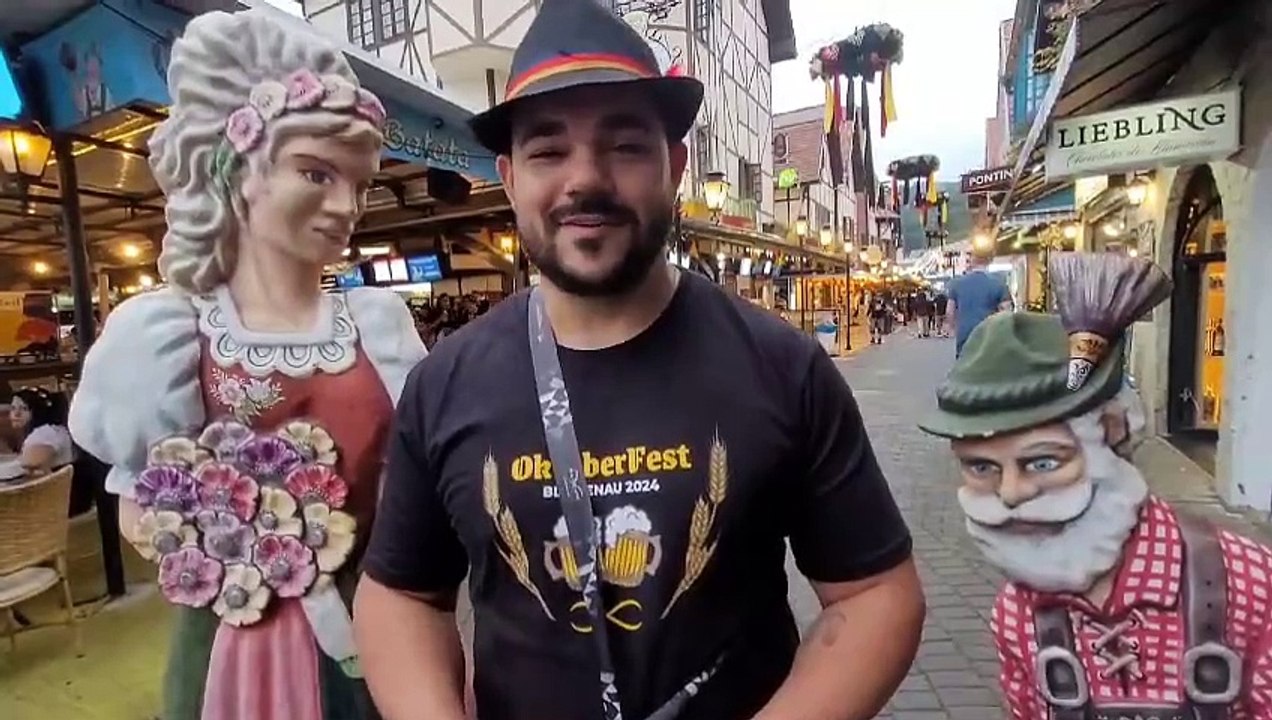 Quiz testa conhecimento de turistas sobre Oktoberfest Blumenau; veja vídeo