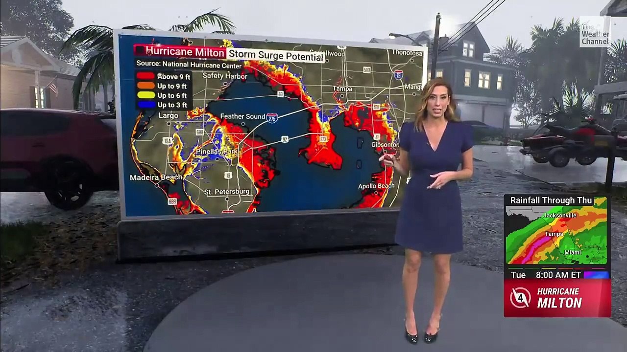 Animación del Huracán Milton