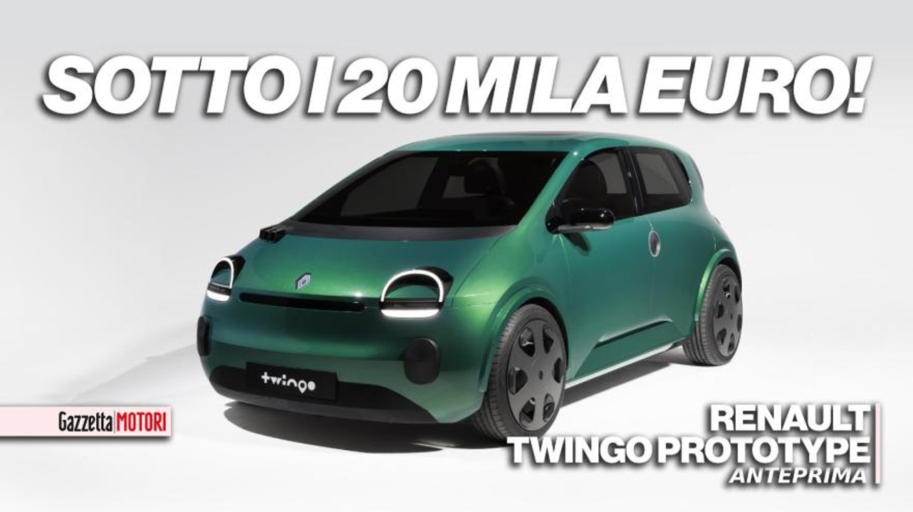 Renault Twingo Prototype, il primo assaggio della prossima elettrica