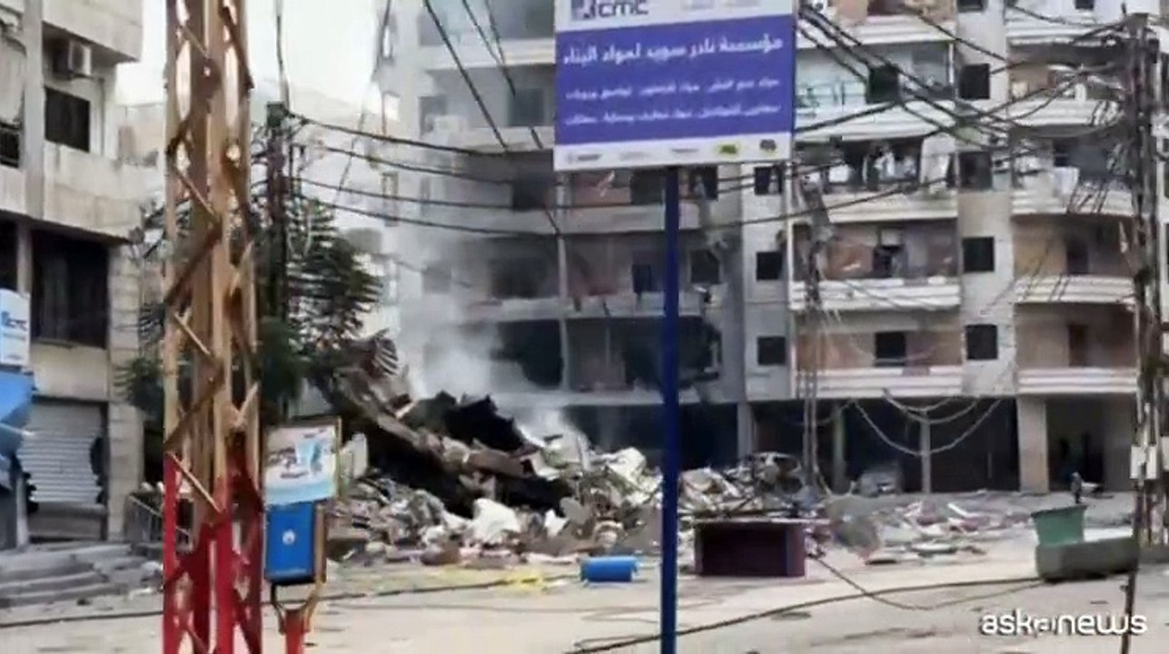 La devastazione a Beirut sud, strada per strada