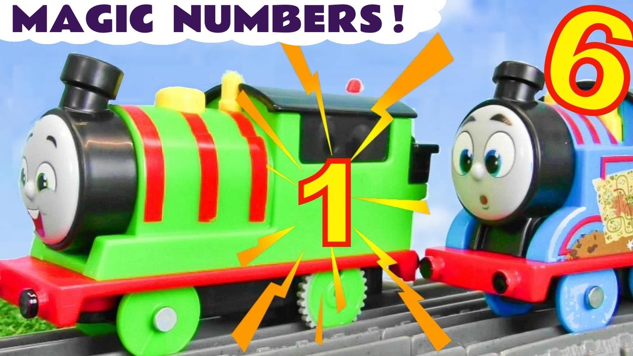 Thomas The Train and Percy train stories with their magic numbers - Toy Stories for kids