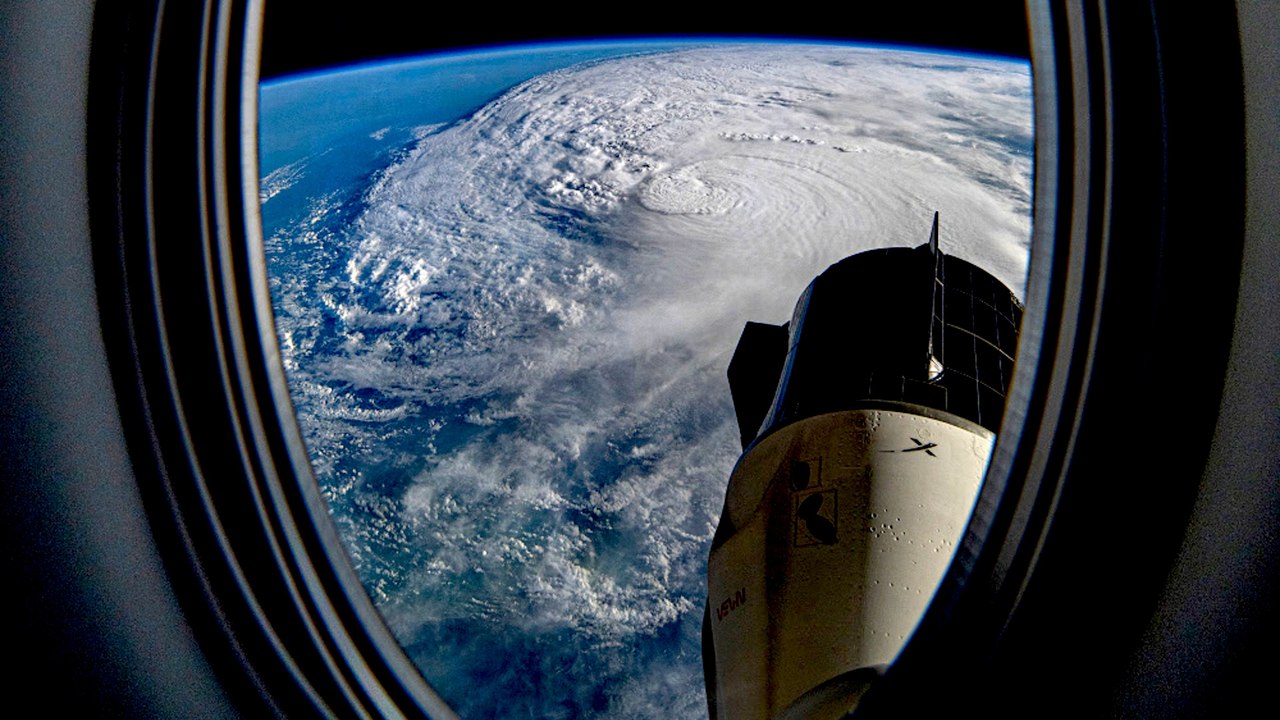 Hurrikan Milton aus dem Weltall