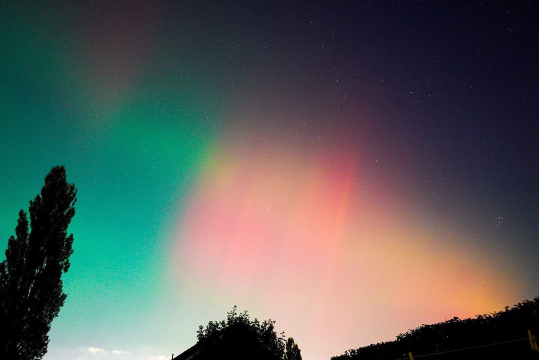 The Northern Lights over skies all across the UK