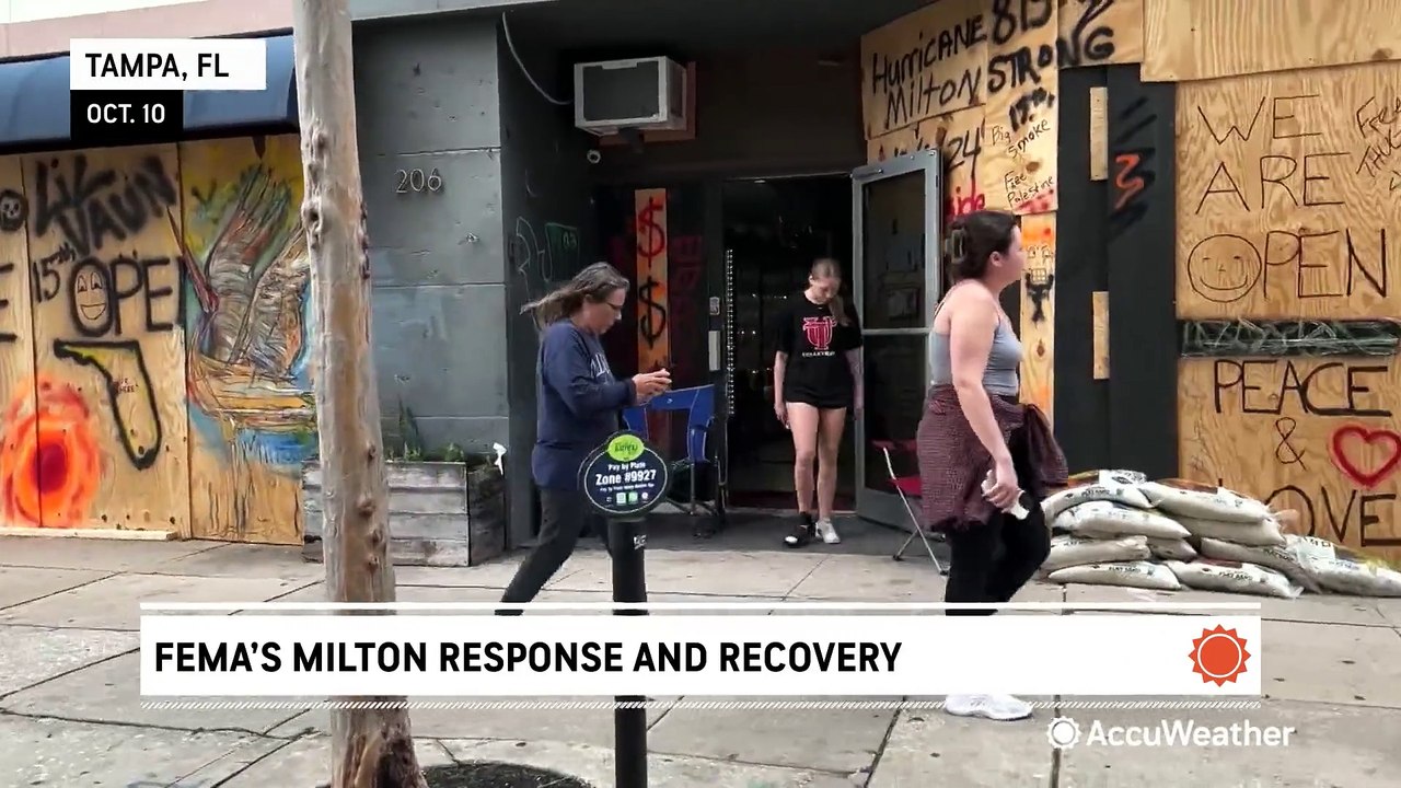Milton response and recovery efforts from FEMA