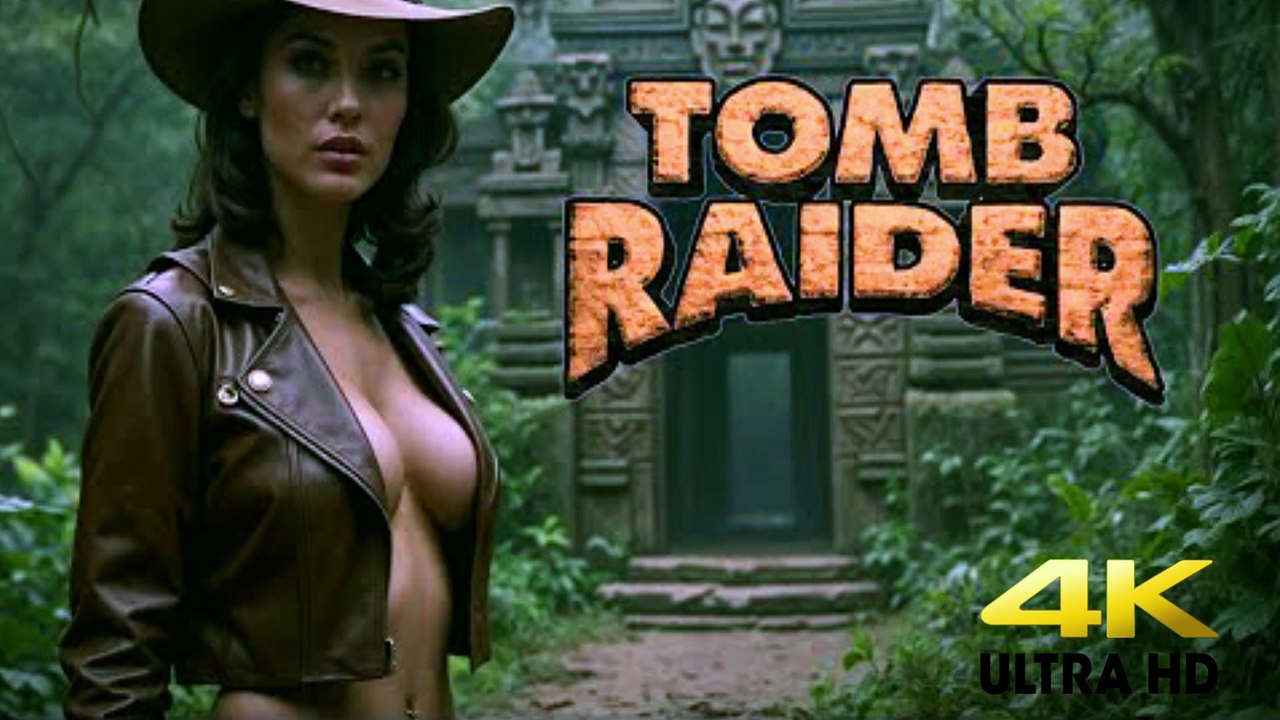 Tomb Raider (Lara Croft) Reimagined - 1950s Super Panavision 70 Cinematic Trailer _ AI-Generated