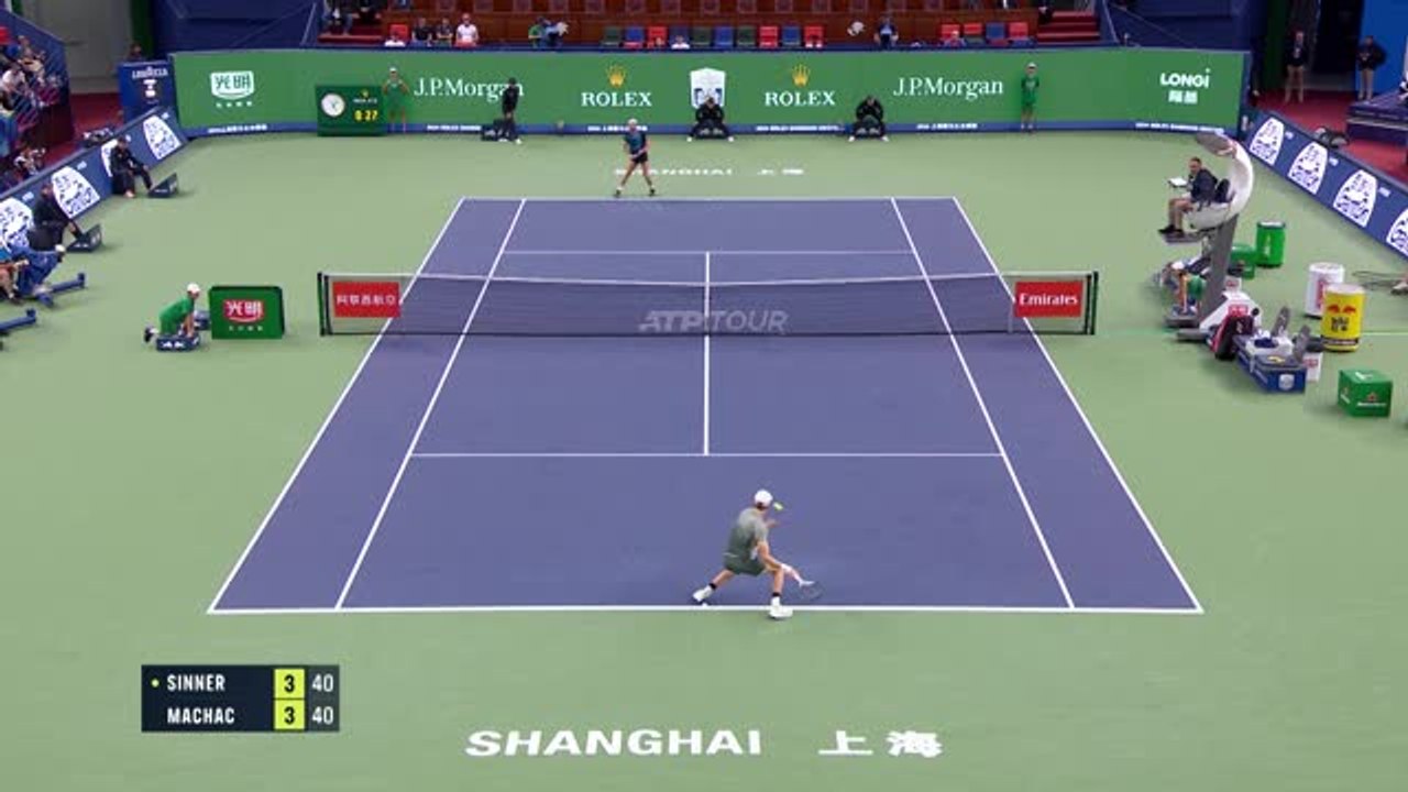 Shanghai - Jannik Sinner en finale du Masters 1000 de Shanghai !