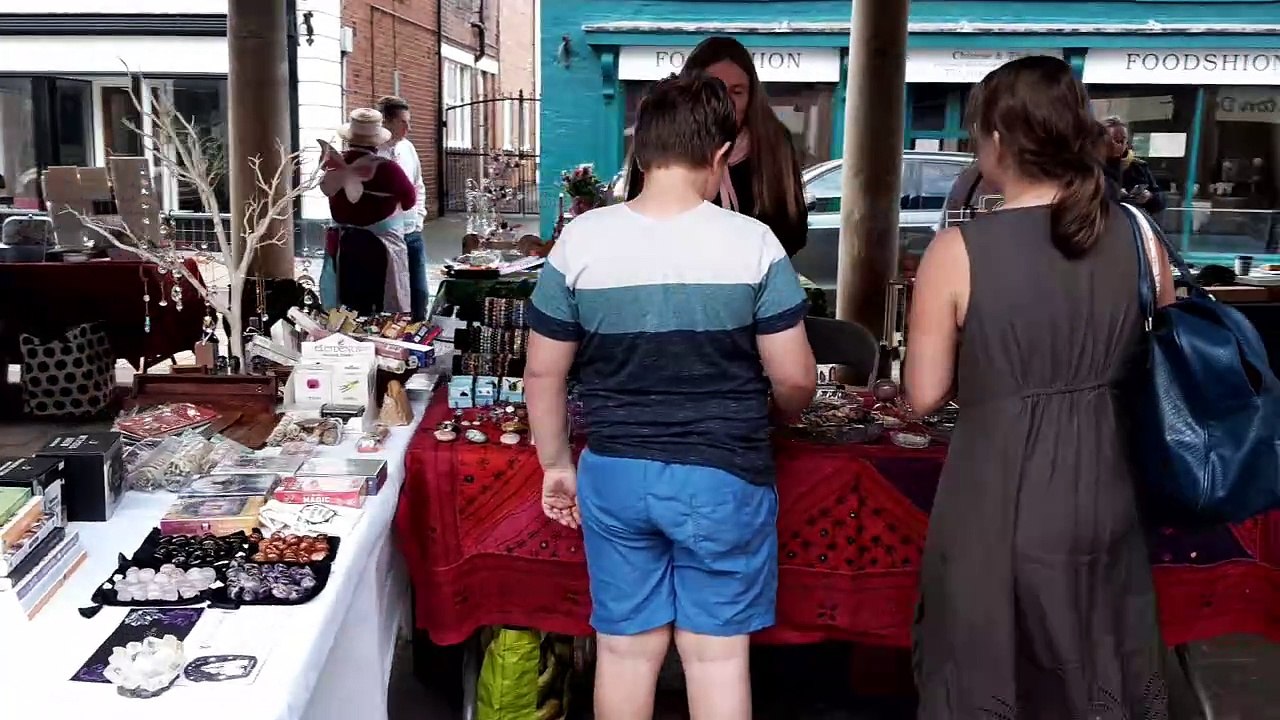 Market Drayton artisan market.