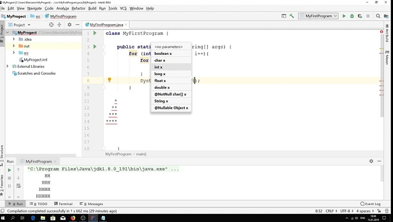 Java lessons - 6. Loop in Java