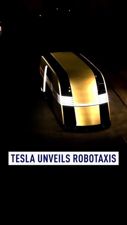 Tesla unveils robotaxis
