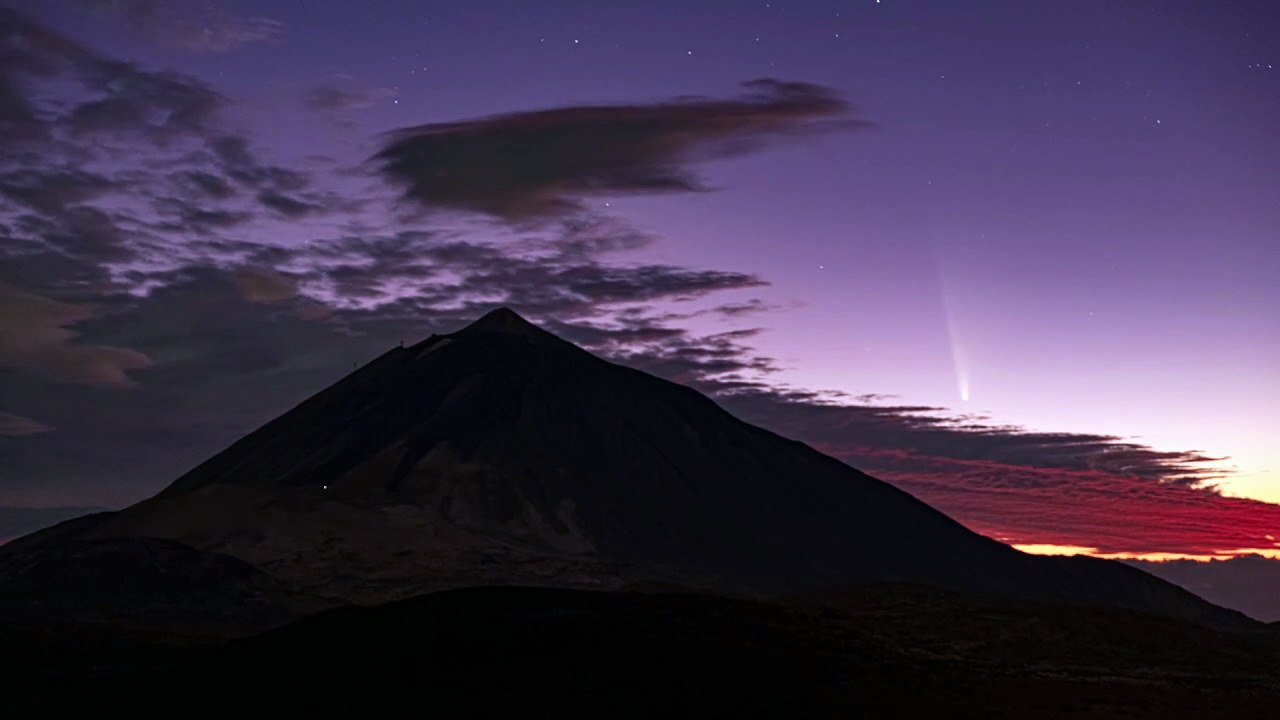 Timelapse del 'cometa del siglo'