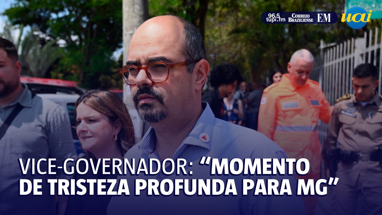 Vice-governador, Mateus Simões, lamenta tragédia do helicóptero dos Bombeiros