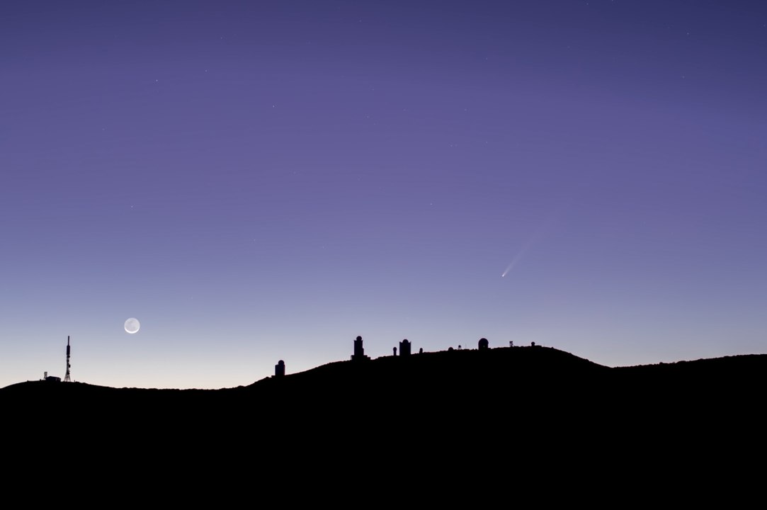 Así se vio el "cometa del siglo", A3 Tsuchinshan/Atlas, desde Canarias