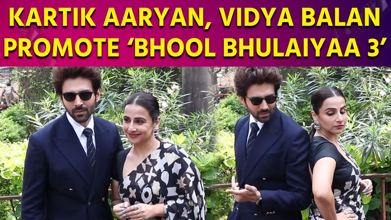 Kartik Aaryan, Vidya Balan Promote Bhool Bhulaiyaa 3 on KBC Set