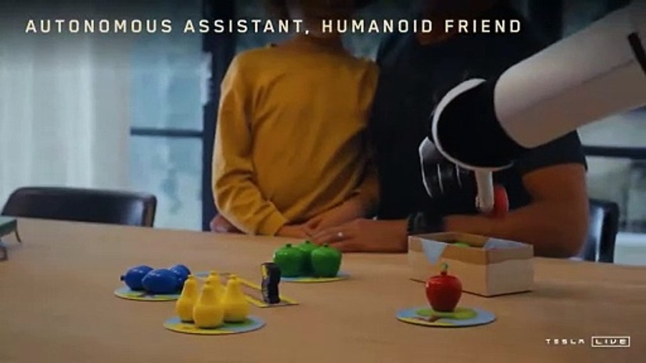 Optimus en el evento 'We, robot' de octubre