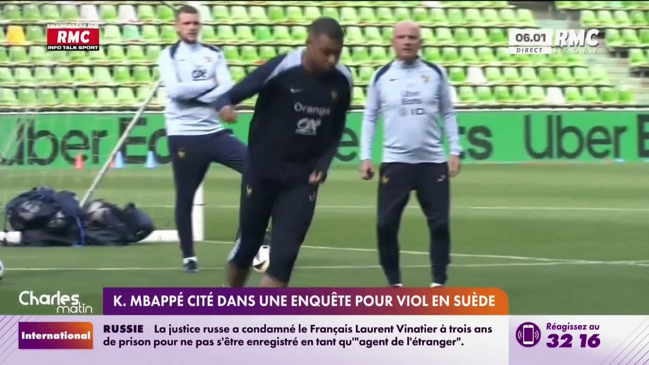 Suède : Après de simples rumeurs hier soir, la presse affirme ce matin que Kylian Mbappé est désormais nommément cité après une plainte pour "viol et agression sexuelle" lors de son passage la semaine dernière à Stockholm