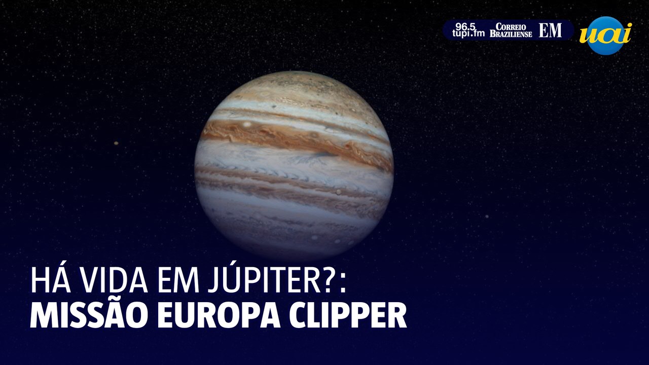 Missão Europa Clipper: Nasa busca por vida em lua de Júpiter