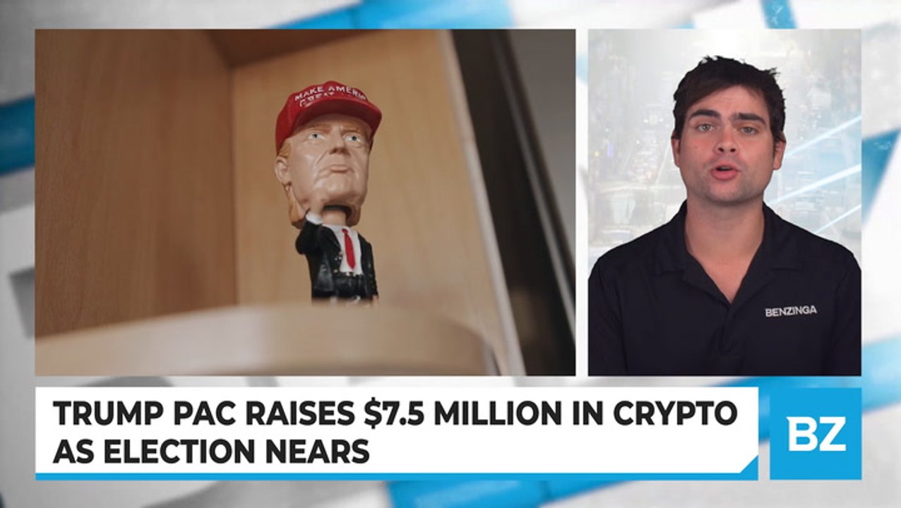 Trump PAC Raises $7.5 Million In Crypto As Election Nears
