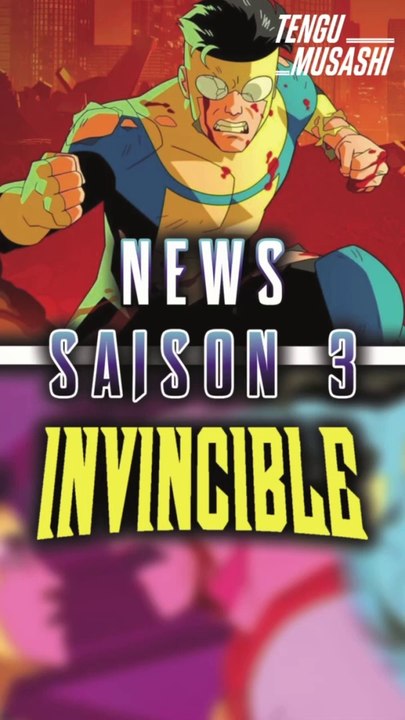 2 news sur la saison 3 d’ Invincible sur Prime Video !