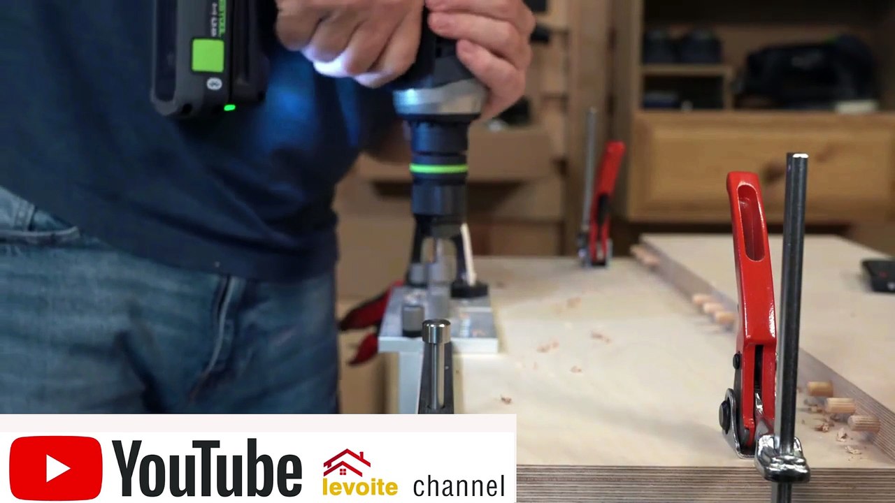 Levoite™ Precision Doweling Jig and Multi-Row Drill Guide