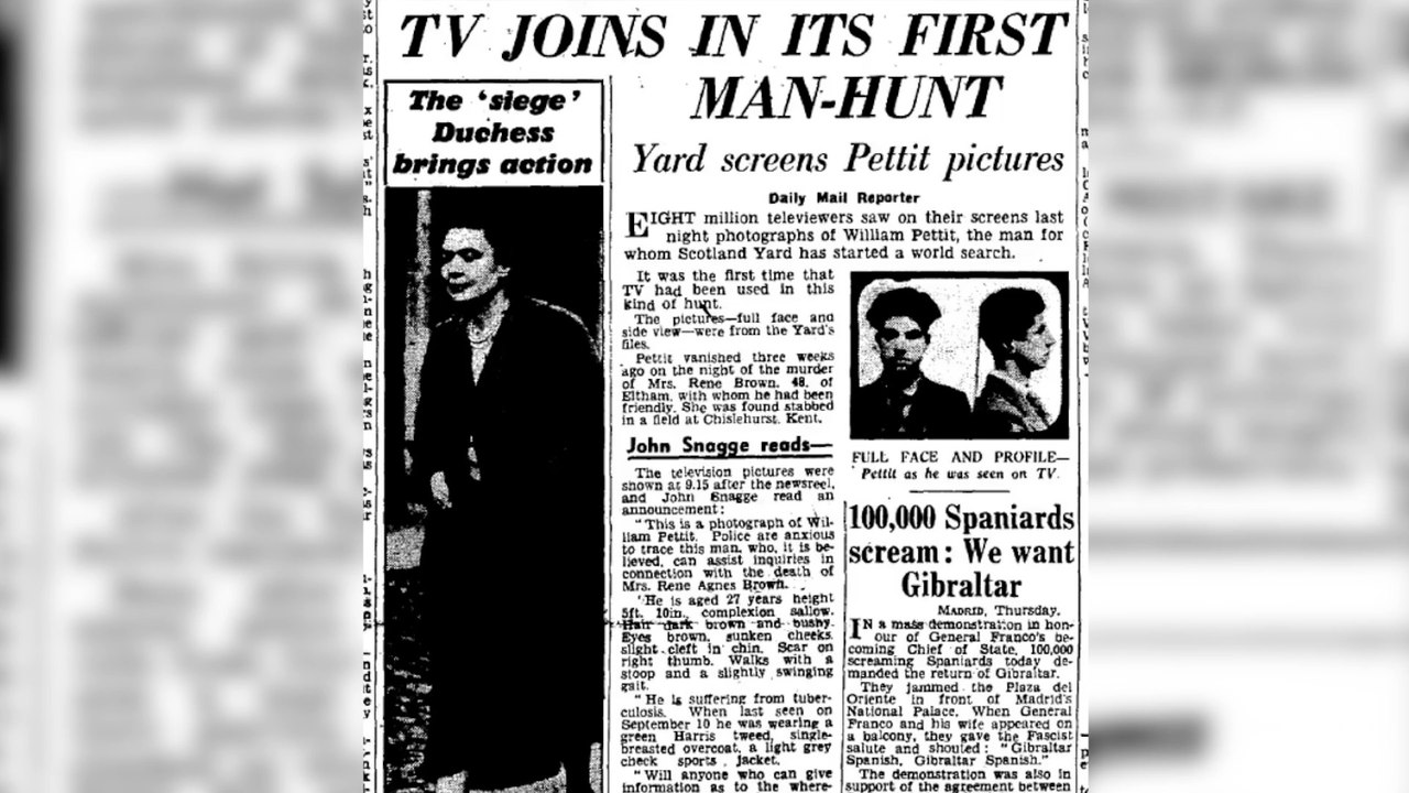 Kent's first televised murder appeal