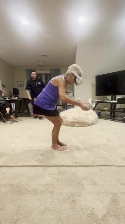 Grandmother Falls While Playing VR Game